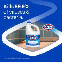 Clorox Disinfecting Liquid Bleach Cleaner, Regular Scent, 121 fl oz - Thumbnail 3