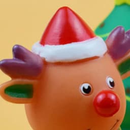Christmas Dog Squeaky Chew Toy ,Christmas Tree, Santa Claus, Elk, For Small Medium Dogs Interactive Fetch And Play Training - Thumbnail 5