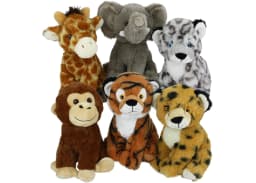 Multipet Eco Safari Animal Dog Toy, Assorted Characters, Size: 8" - Thumbnail 1