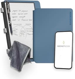 Rocketbook Smart Reusable Pro Notebook - Work and Business - Executive Size Navy Blue - Thumbnail 1