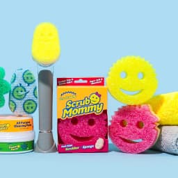 Scrub Daddy Color Sponges - Scratch-Free, Multipurpose Cleaning Sponges for the Kitchen and Bathroom, BPA-Free Polymer Foam, 3 Pack - Thumbnail 10