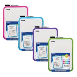 BAZIC Dry Erase Lap Board & Marker, 8.5x11 Inch Whiteboards, 4-Pack - Thumbnail 1