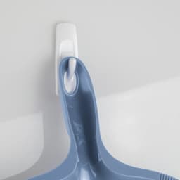 Sterilite Plastic Dustpan with Deep Basin, Handle Attaches to Broom Stick or Hangs on Wall, Indoor Floor Sweeping, Blue - Thumbnail 8