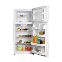 Smad 30 in Freestanding Top Freezer Refrigerator 18.3 Cu ft Stainless Steel 2 Door - Thumbnail 3
