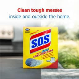 S.O.S Steel Wool Dish Scrubber Pads, 18 Pack - Thumbnail 3