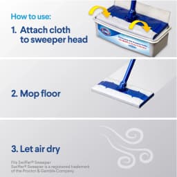 Clorox Disinfecting Wet Mopping Cloths Rain Clean, 24 Count - Thumbnail 7