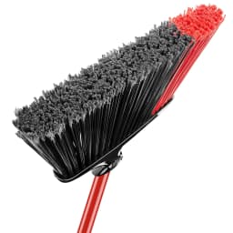 Libman High Power Angle Broom and Dustpan Set with Steel Handle - Thumbnail 2