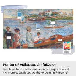Samsung 75" Class The Frame Series LS03HE QLED 4K Samsung Vision AI Smart Tizen TV 2027 - Thumbnail 3
