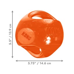 KONG® Jumbler Ball Squeaker Dog Toy, Medium/Large - Thumbnail 3