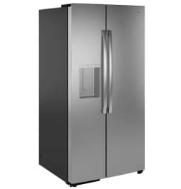 GE® 27.7 Cu. ft. Side-By-Side Refrigerator with LED Light Walls Tall Dispenser in Stainless Steel - Thumbnail 2
