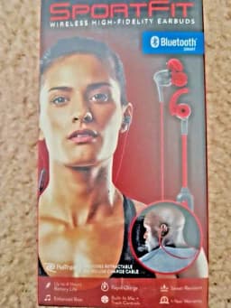 RHEA- Sportfit Wireless High-Fidelity Earbuds - Thumbnail 1