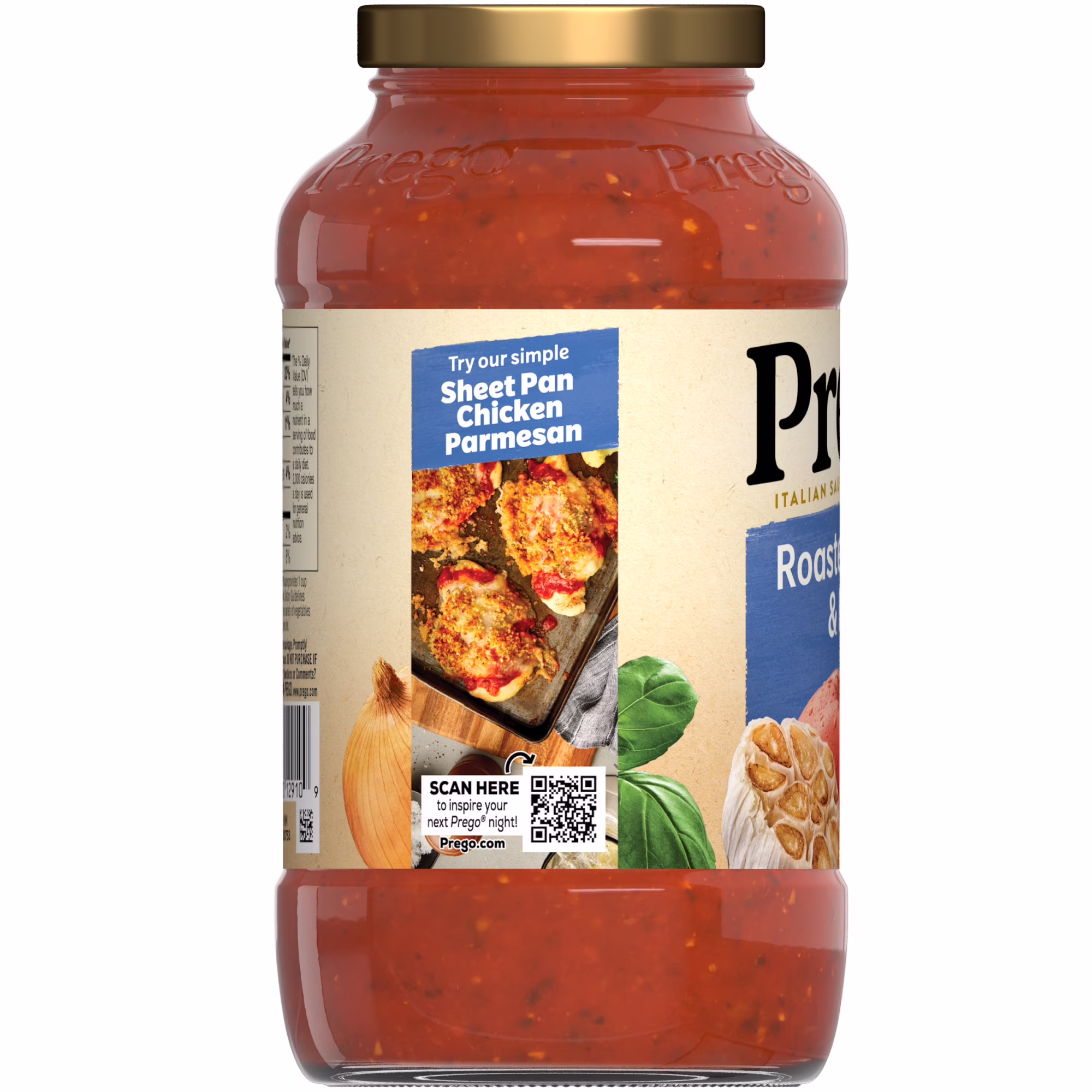 Prego Italian Tomato Pasta Sauce with Roasted Garlic & Herbs, 24 oz Jar - Thumbnail 7