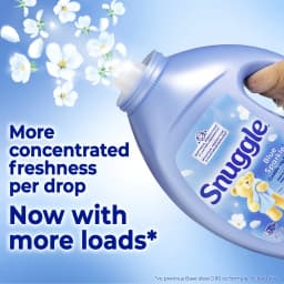Snuggle Liquid Fabric Softener, Cuddle-Up Fresh Blue Sparkle, 66 oz, 97 Loads - Thumbnail 2