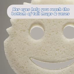 Scrub Daddy Scrub Mommy Dual-Sided Sponge Dye Free - Scratch-Free, Odor Resistant - 1ct - Thumbnail 8