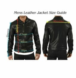 Noora Men's Lambskin Leather Black Bomber Jacket With Zipper & Pocket | Black Western style leather Jacket SU037 - Thumbnail 5