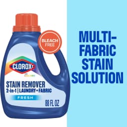 Clorox 2 For Colors Stain Remover, 2 in 1 Laundry + Fabric, Bleach Free, Fresh Scent, 88 Fl Oz - Thumbnail 1