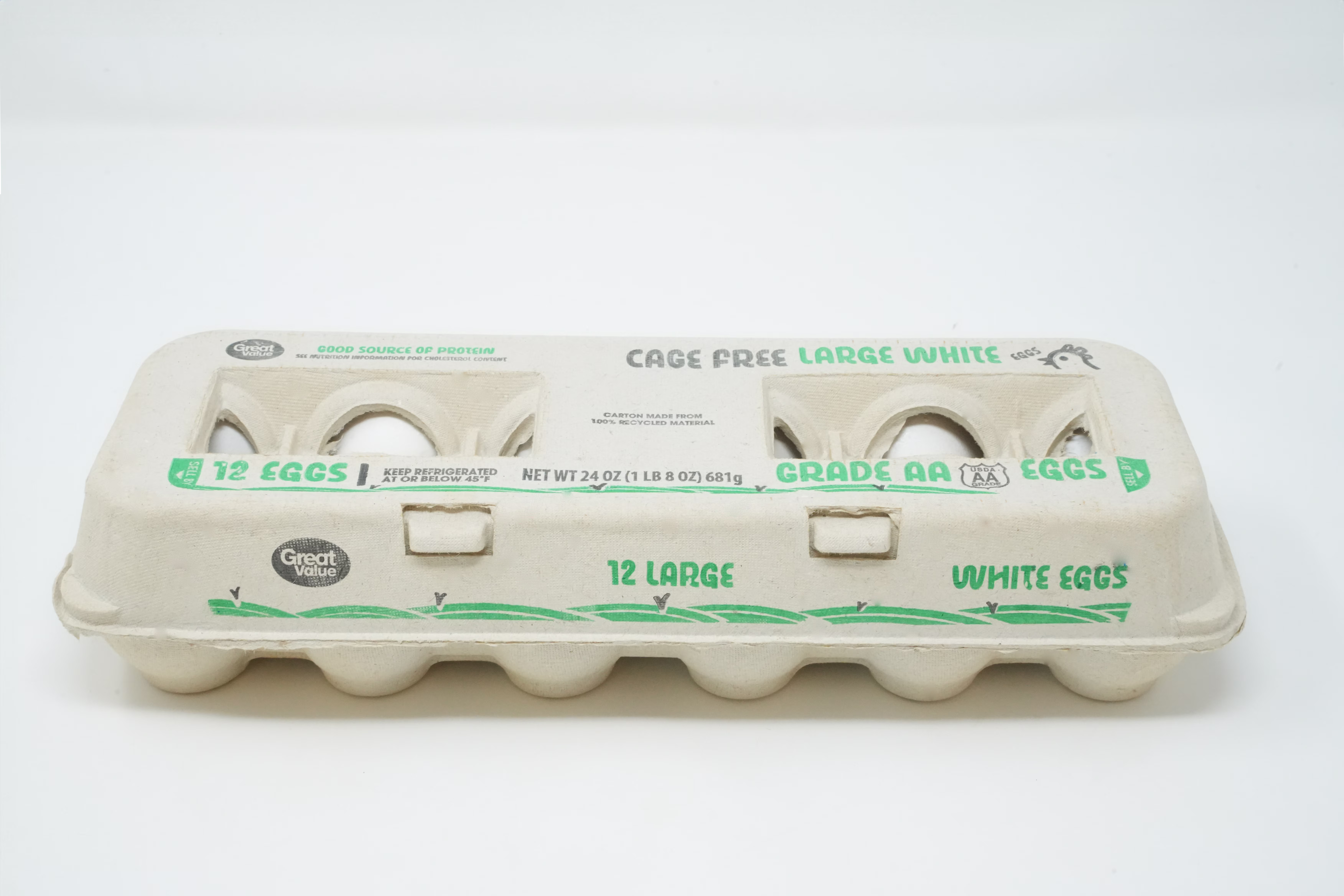 Great Value Cage-Free Large White Eggs, 12 Count - Thumbnail 9
