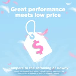 Great Value Gentle Soft Fabric Softener, Spring Showers, 111 fl oz, 150 Loads, Compare to the Softening of Downy® - Thumbnail 6