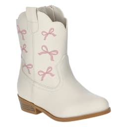 Wonder Nation Toddler, Little & Big Girls Bow Western Boots - Thumbnail 1
