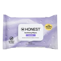 The Honest Company Lavender Sanitizing Alcohol Wipes, Antibacterial with Aloe, Kills 99.99% of Germs, 50 Count - Thumbnail 12