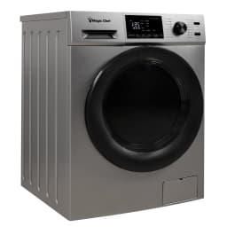 Magic Chef 2.7 cu. ft. All-in-One Washer and Dryer Combo in Silver in Silver - Thumbnail 3