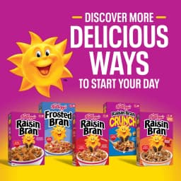 Kellogg's Raisin Bran Crunch Crunch Breakfast Cereal, Good Source of Fiber, 15.4 oz - Thumbnail 7