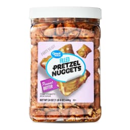 Great Value Peanut Butter Filled Pretzel, 24 oz (Resealable Container) - Thumbnail 1