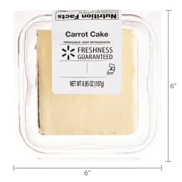 Freshness Guaranteed Carrot Cake Square, Baked, 6.95 oz (Refrigerated) - Thumbnail 11