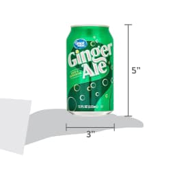 Great Value Ginger Ale Soda Pop, 12 fl oz, 12 Pack Cans - Thumbnail 7