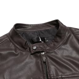 Dovford Men Faux Leather Jacket, Fall/Winter Thickening Coat Long Sleeve Zip Up Outwear Sports Basic Parka with Pocket - Thumbnail 4