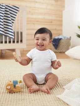 Gerber Baby Boy or Girl Neutral White Short Sleeve Cotton Onesies, 4-Pack, Sizes Newborn - 24 Months - Thumbnail 2