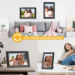 GIROOL Digital Picture Frame, WiFi Digital Frame with 10.1" IPS Touch Screen, Electronic Photo Frames Built-in 32GB Memory, Share Instant Photo - Thumbnail 9