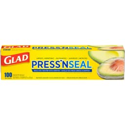 Glad Press'N Seal Multipurpose Sealing Food Wrap, 100 sq ft Roll - Thumbnail 7