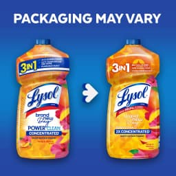 Lysol All Purpose Cleaner, Multi-Surface Disinfectant Floor Cleaner for Mopping Solution, for Bathroom & Kitchen, Mango & Hibiscus, 28 fl oz - Thumbnail 7