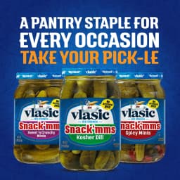 Vlasic Snack'mms Kosher Dill Mini Pickles, Keto Friendly, 16 fl. oz - Thumbnail 5