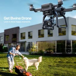 Bwine F7GB2 Pro Drones with Camera for Adults 4K UHD Aerial, 3-Axis Gimbal, 10000FT Control, 75 Mins Flight Time with 3 Batteries, GPS Follow - Thumbnail 3