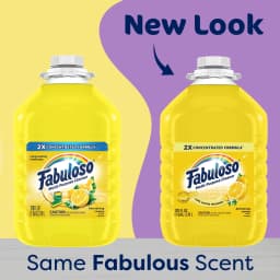 Fabuloso 2X Multi-Purpose Cleaner, No Rinse Floor Cleaner, Refreshing Lemon Scent, 128 fl oz - Thumbnail 2
