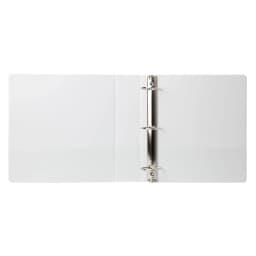 Pen + Gear 3-Ring Durable View Binder, 2 inch Binder Ring Type, Slant D-Ring, White, 6 Pack - Thumbnail 4