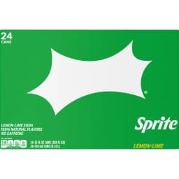 Sprite Lemon-Lime Caffeine Free Soda Pop Cans, 12 fl oz, 24 Pack - Thumbnail 11