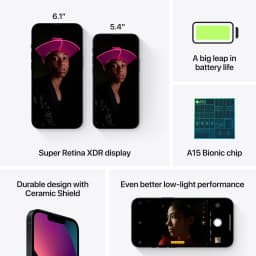 Straight Talk Apple iPhone 13, 128GB, Midnight - Prepaid Smartphone [Locked to Straight Talk] - Thumbnail 10