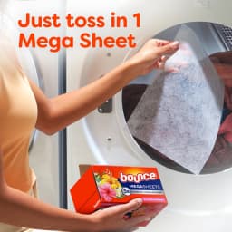 Bounce Dryer Sheets, Paradise Blossom Scent, 50 Mega Dryer Sheets - Thumbnail 6