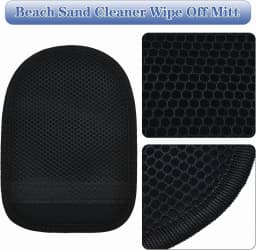 KLYNE - 2 Pcs Sand Wipe Off Mitts Beach Mitt Wipe Duster Cleaner - Thumbnail 3