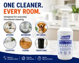 LA's Totally Awesome Hypochlorous Acid Spray (Pack of 3) - Multi Surface Cleaner, Pet & Family Safe, Non-Toxic Surface Cleaner & Odor Remover, No - Thumbnail 1