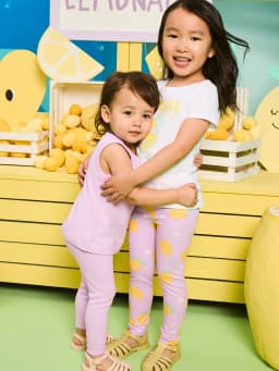 Garanimals Newborn, Baby & Toddler Girl Cotton Pull-on Leggings, Sizes 0M–6T, Single & 3-pack - Thumbnail 3