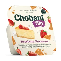 Chobani Flip Low-Fat Greek Yogurt Strawberry Cheesecake 4.5 oz Cup - Thumbnail 6