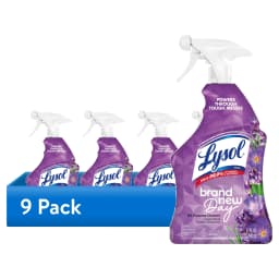 (9 pack) Lysol® All-Purpose Cleaner, Sanitizing and Disinfecting Spray, Lavender & Cotton Blossom, 32 fl oz - Thumbnail 1