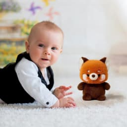 YiJuHui 1pcs Plush Raccoon Stuffed Animal Ultra Soft Sleep Aid Toy for Anxiety Relief and Comforting Companion - Thumbnail 5