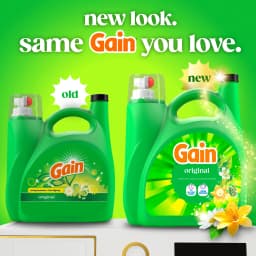Gain Laundry Detergent Liquid, Now with Odor Defense, Original Scent, 132 fl oz, 100 Loads - Thumbnail 2