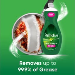 Palmolive Ultra Strength Liquid Dish Soap, Cuts Grease and Grime, No Soaking Needed, 32.5 fl oz - Thumbnail 2