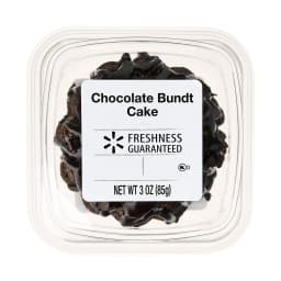 Freshness Guaranteed Mini Chocolate Bundt Cake 3oz, Baked to Perfection - Thumbnail 3